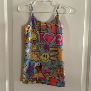 Malibu Sugar Camp Color War Tank Top Smile Shirt